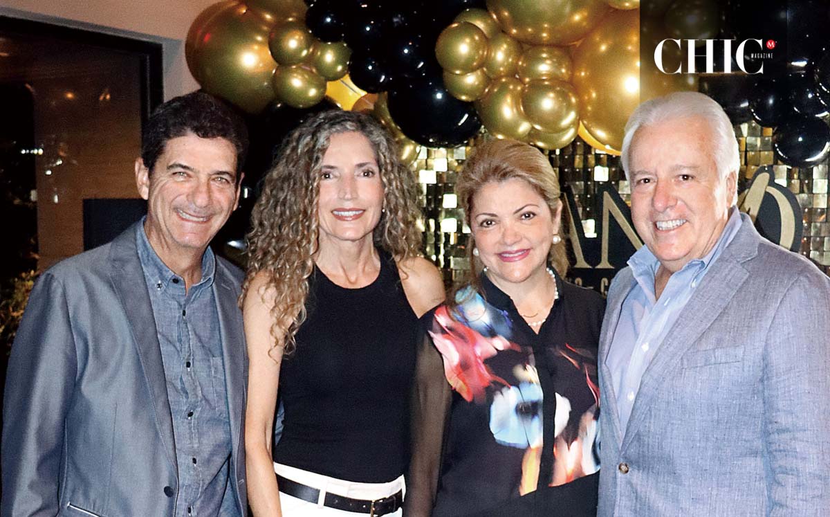 ALBERTO RUIZ, SUSANA SORS, PATRICIA DE SOLBES Y GILBERTO SOLBES degustaron de un filete de res en costra de pistache