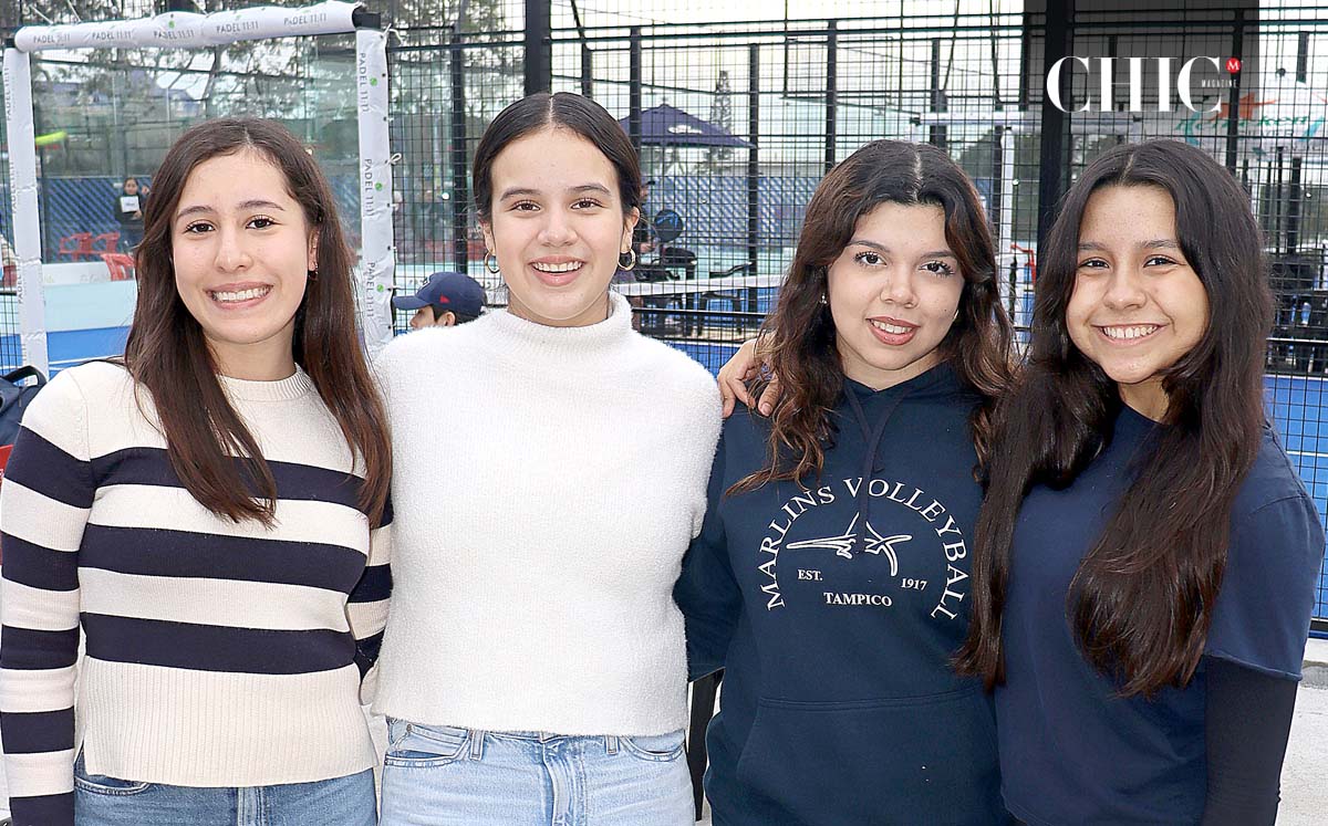 ALDA PAULINA GARZA, ISABELLA CADENA, DAIRA CEPEDA Y ANDREA CÁRDENAS disfrutaron de tres días de deporte