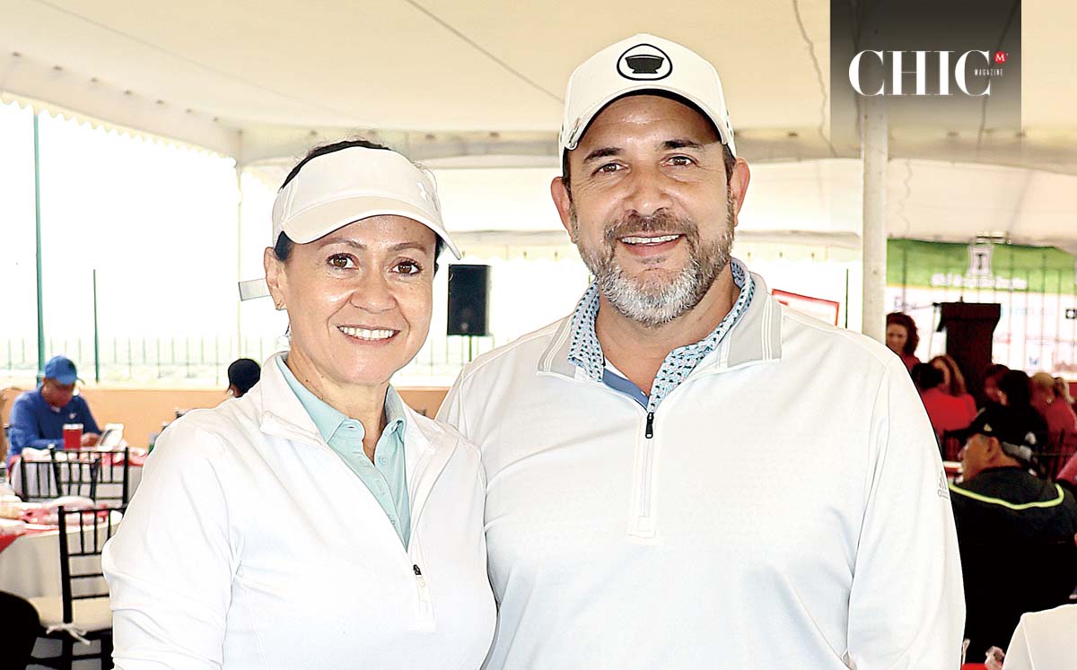 ISA SCHEKAIBAN Y JOSÉ SCHEKAIBAN vivieron una gran mañana en el Torneo de Golf de Casa Alzheimer Florentino Terán Ramón