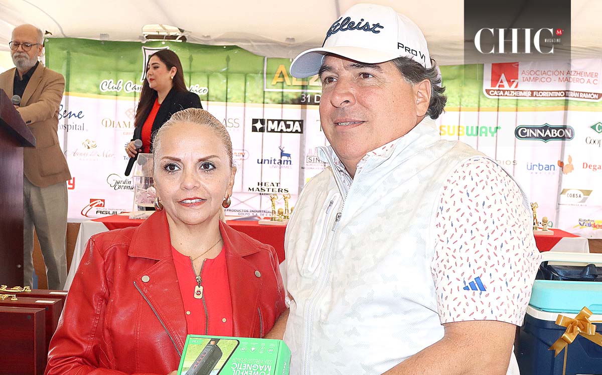 JESÚS ALTAMIRANO se llevó un gran premio en el Torneo de Golf de Casa Alzheimer Florentino Terán Ramón