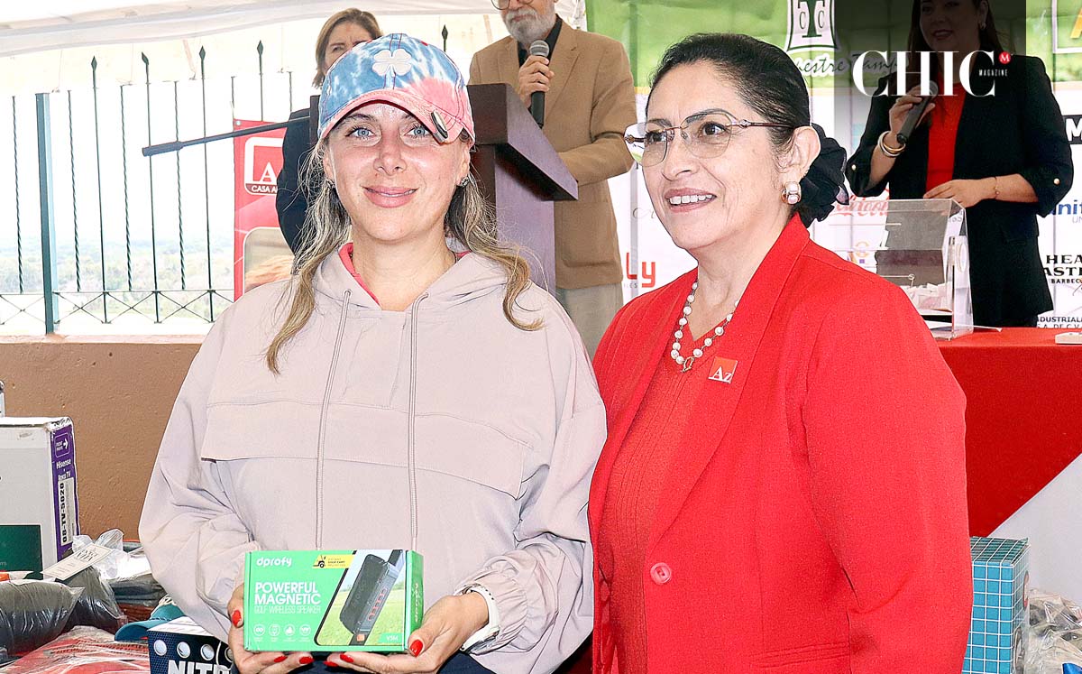 ANDREA LEAL se llevó un gran premio en el Torneo de Golf de Casa Alzheimer Florentino Terán Ramón
