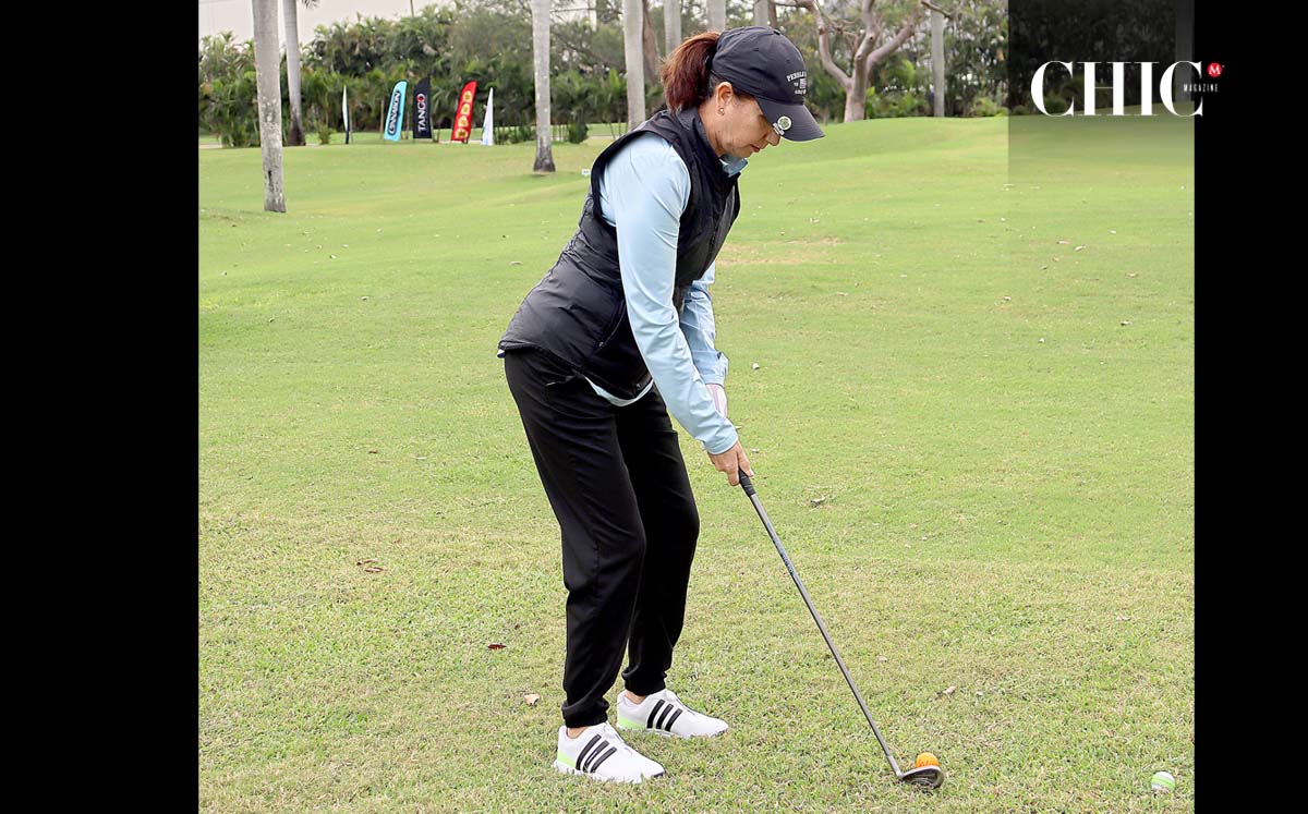 MERCEDES ANCHONDO feliz en el Club Campestre Tampico