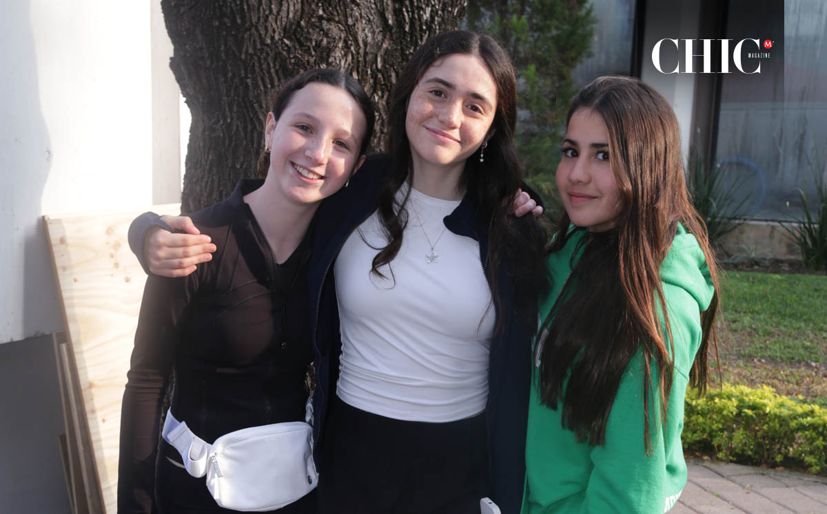 Cordelia Maiz, María Emilia Cantú y Jimena Sáenz
