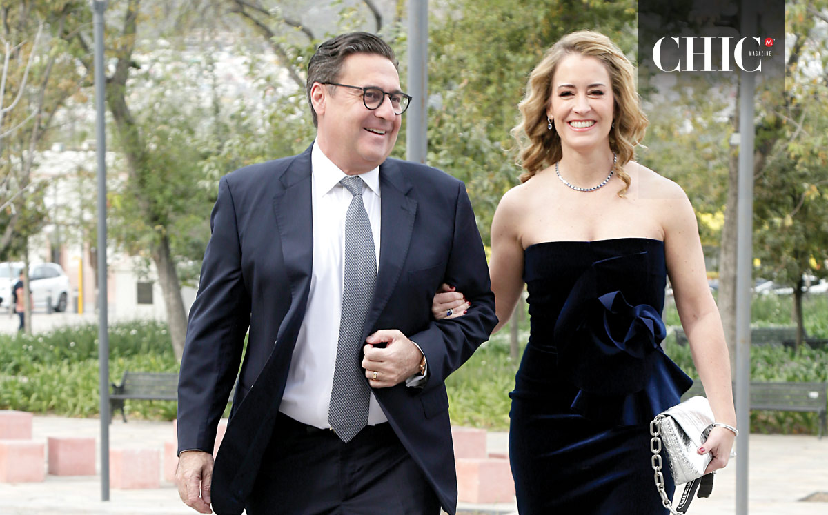 David Garza y Regina Martínez de Garza