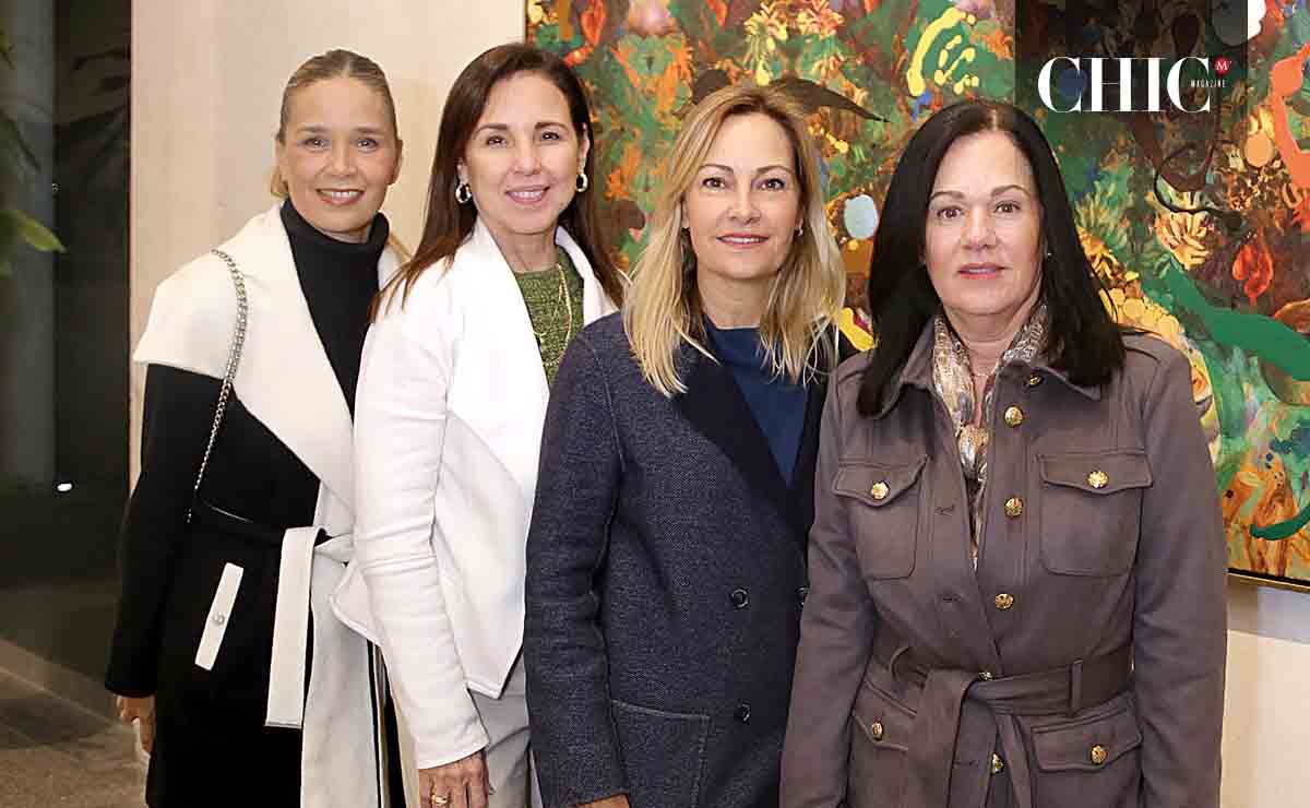 Gina Zertuche, Lorena Medellín, Yolanda Torres de Martínez y Sandra González de Carrasco / Fotos: Roberto Alvarado