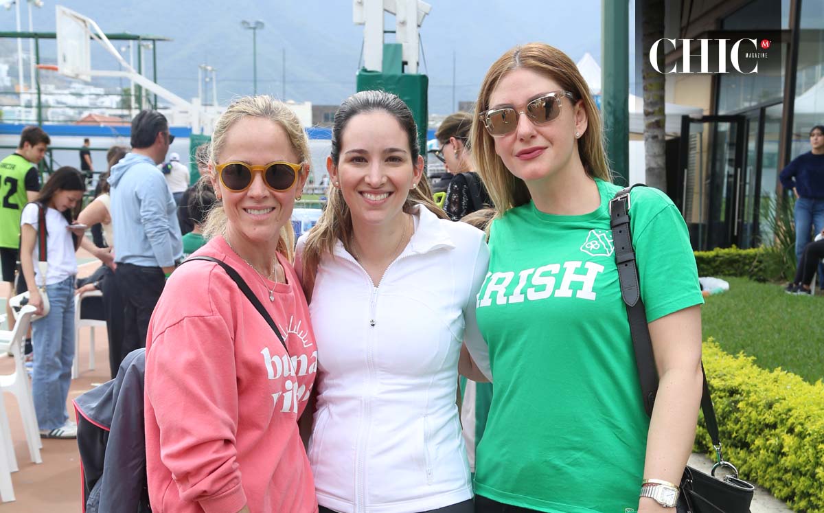 Linda Treviño, Betty Ramírez y Delia Elizondo