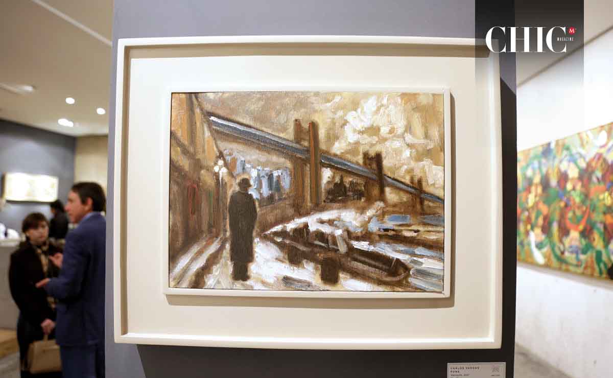 Obra de la exposición Metrópolis de Carlos Vargas Pons / Fotos: Roberto Alvarado