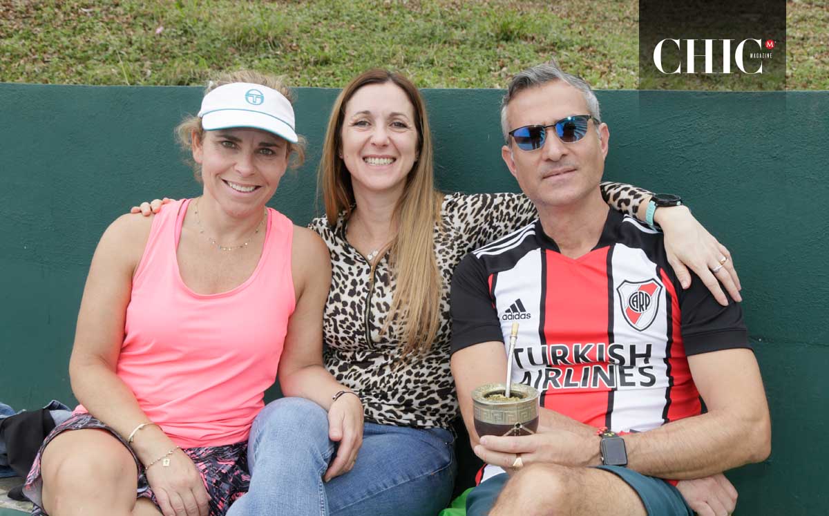 Rosario Burr, Lucia Pellegrini y Cristian Grasso