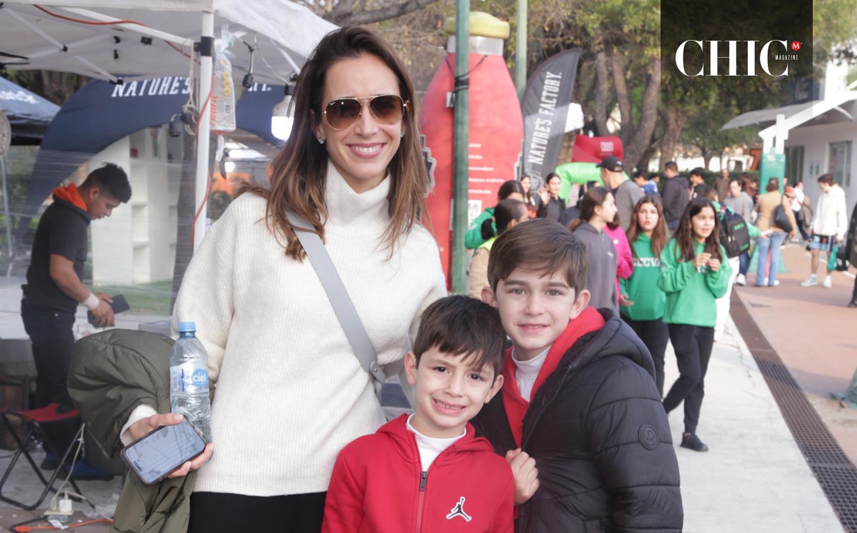 Stefany De Santos, Alejandro Santos y Fede Santos