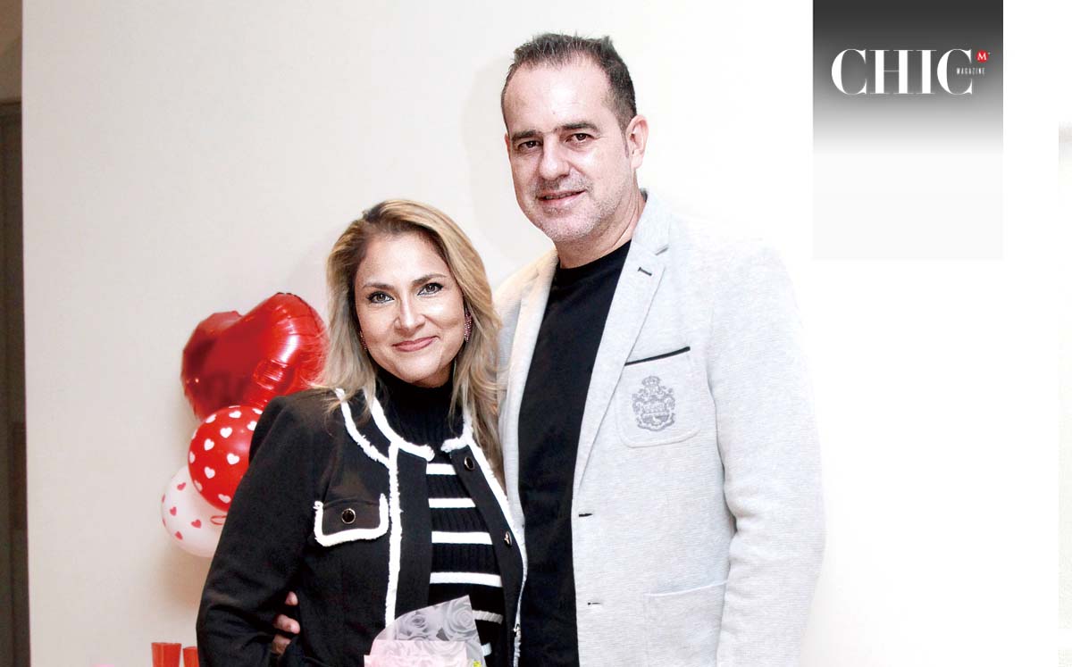 FRANCESCA SOLERO Y RICARDO LOMELI estuvieron muy felices durante la cena