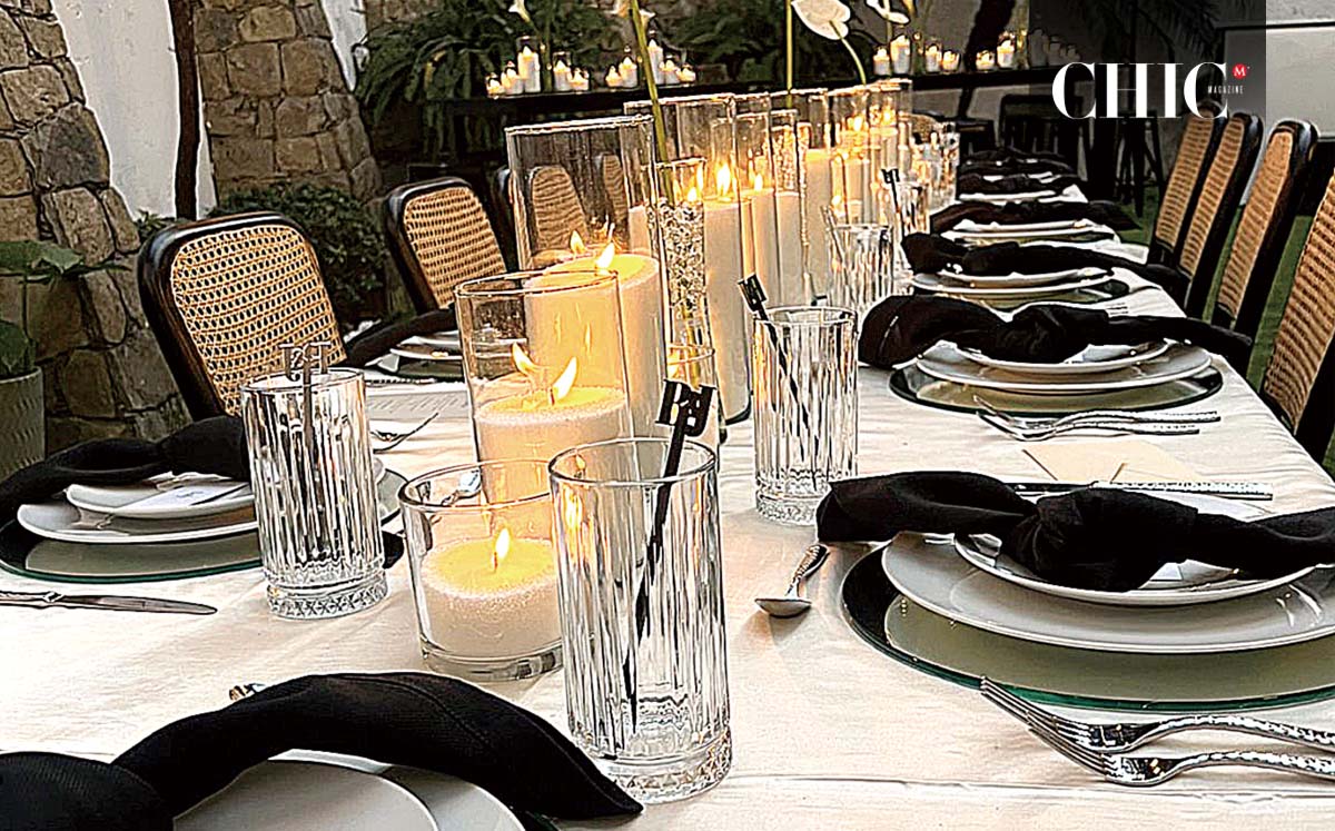 Todos disfrutaron de una cena deliciosa en la residencia Martínez Guajardo