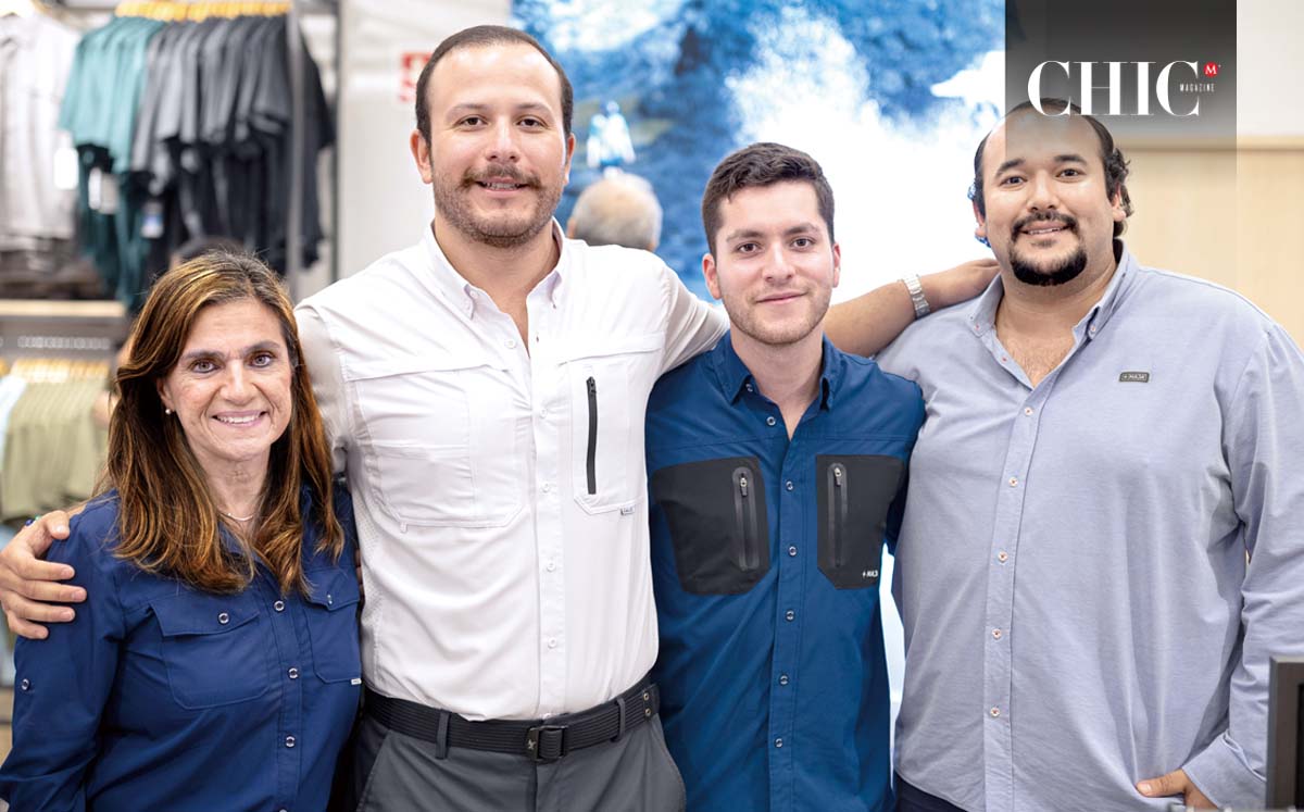 MALU ARANDA, PEPE TERÁN, FABIÁN TERÁN Y JOSÉ ARGÜELLES felices en la inauguración de MAJA en Ciudad Victoria