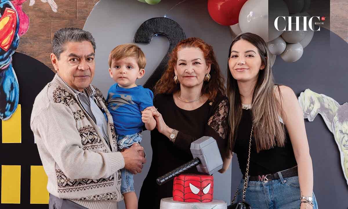 José Luis Domínguez, Zander Cuadra, Rosario Luna y Rocely Domínguez