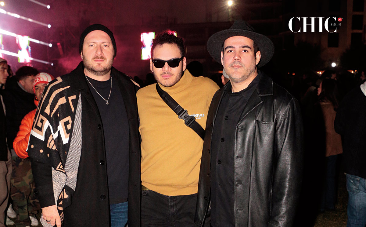 Alejandro Guajardo, Omar Zafra y Fernando Troncoso