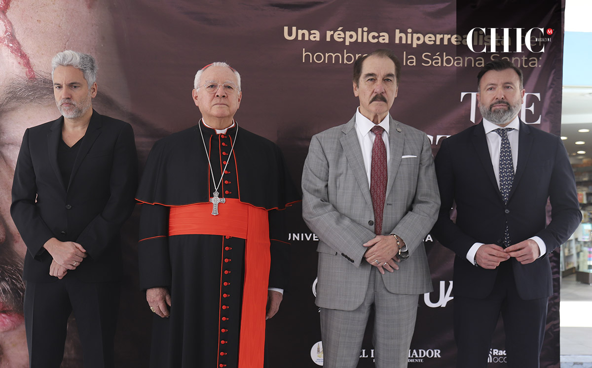 Álvaro Blanco, Cardenal José Francisco Robles Ortega, Antonio Leaño Reyes y Francisco Moya Ramos