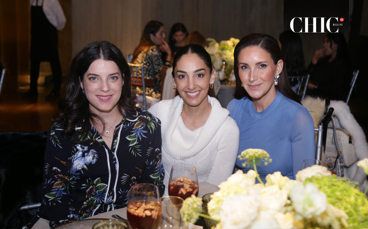 Analú Trevino de Velarde, Adriana Montemayor y Andrea González