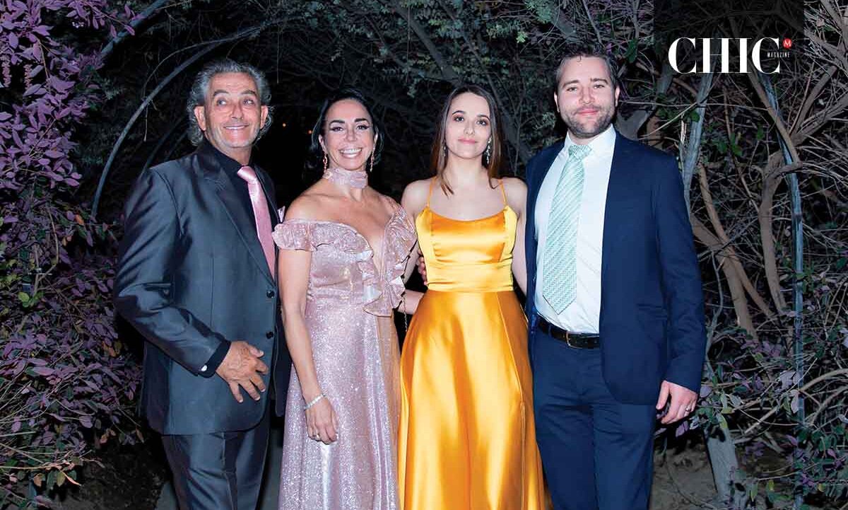 Bernardo García, Lourdes Solis, Daniela García y Carlos Herrero