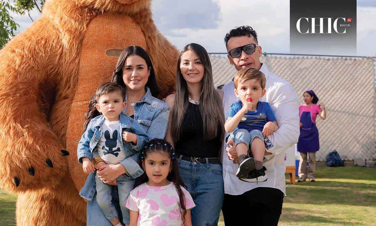 Óscar Aguilar, Fernanda Viruel, María Aguilar, Rocely Domínguez y Beto Cuadra