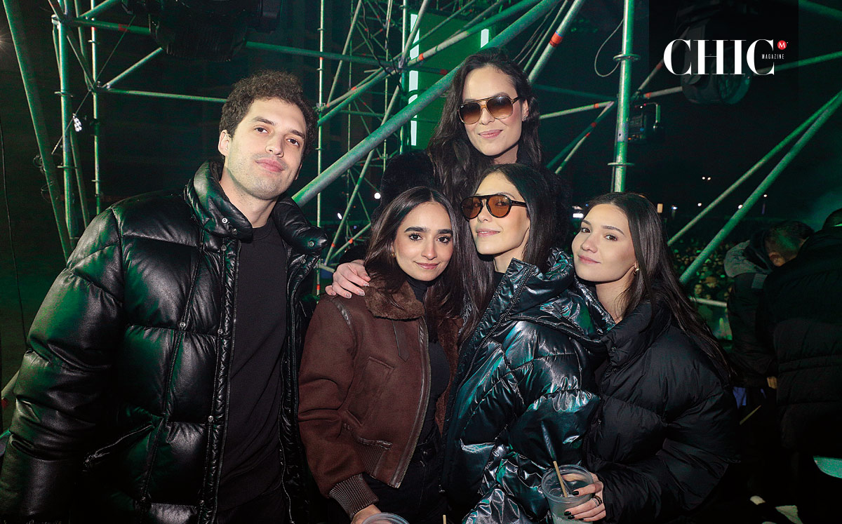 Diego Rodríguez, Marianne Muraira, Michelle García, Marianne Aguirre y Cristina López
