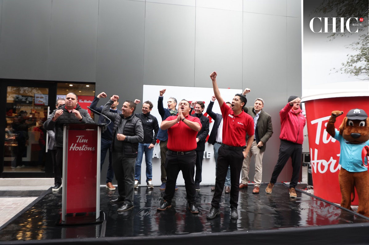 Muy emotiva fue la apertura de la nueva sucursal de Tim Hortons en Monterrey. (Cortesía)