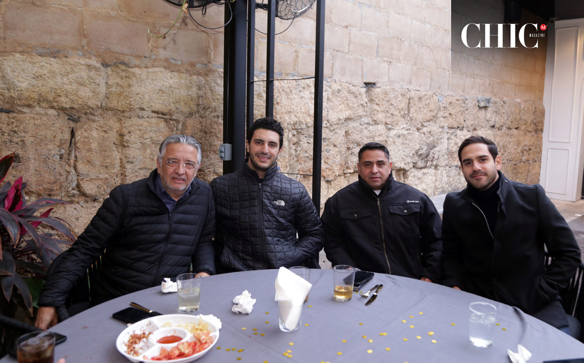 Enrique Villarreal, Eduardo Marcos, Armando Martínez y Carlos Torres