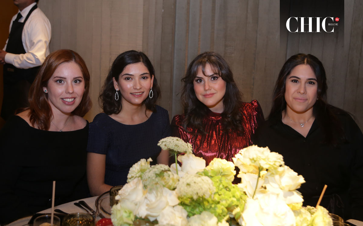 Fátima Jiménez, Olivia Gómez, Rebeca Jiménez y Marcela Abrego
