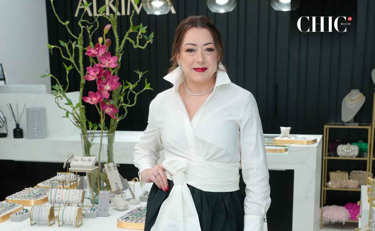 Leticia Flores creadora de la marca Alkimia / Foto: Daniel Saldívar