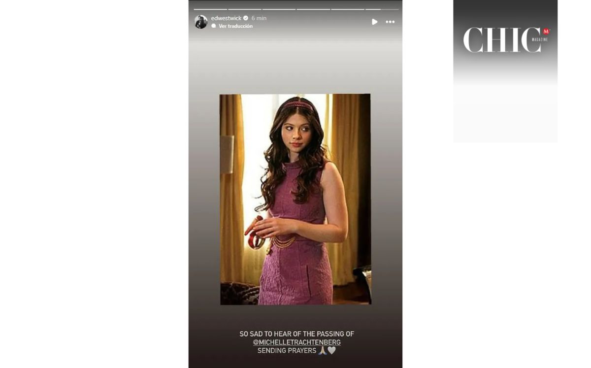 Ed Westick reacciona a la muerte de Michelle Trachtenberg (Instagram/Getty Images)