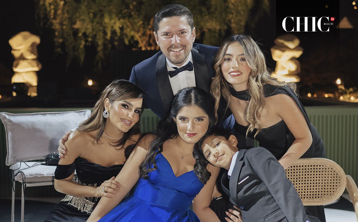 Mónica Ochoa, Fabricio Aceves, Isabella Aceves, Renata Aceves y Álvaro Aceves