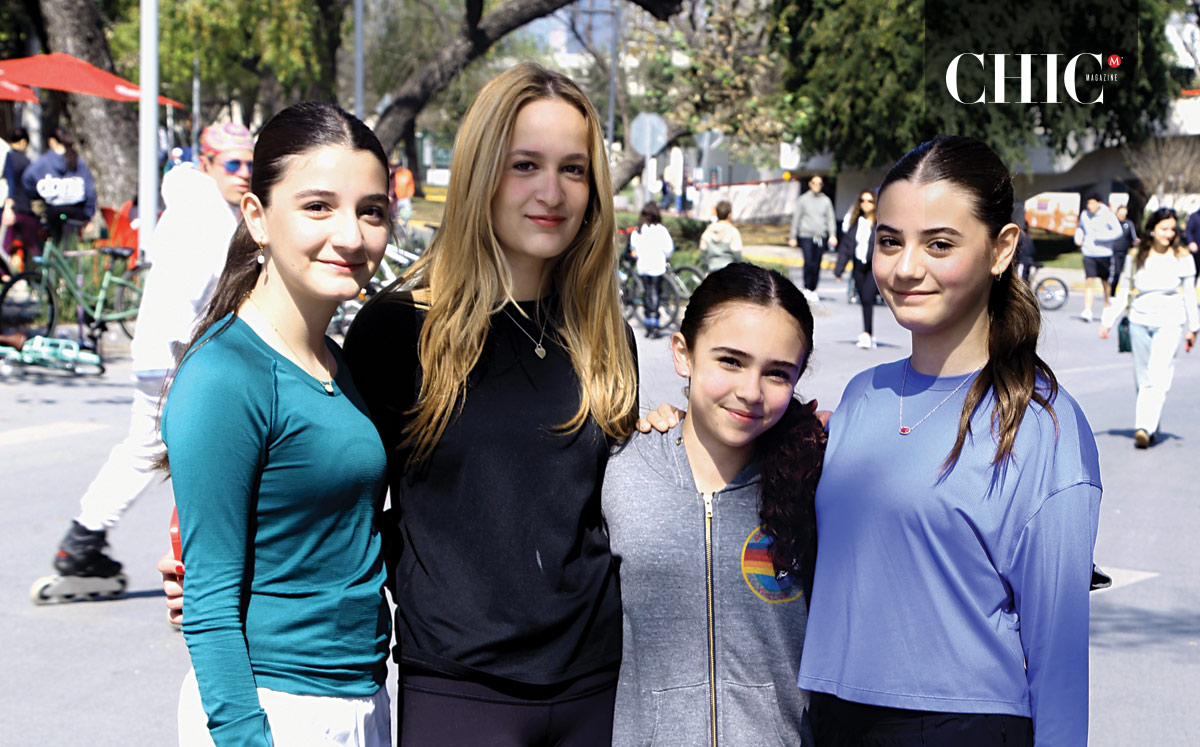 Roberta Lecea, Valentina Bruneda, Catalina Garza y Fabiana Lecea