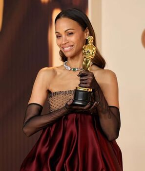Esto dijo Zoe Saldaña en los Premios Oscar 2025 a México (Instagram)
