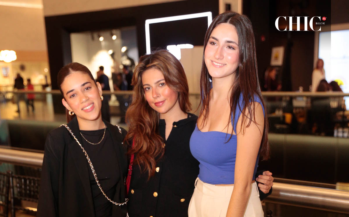 Isabella Siller, Paola Michelle Martínez y Mariana Correa