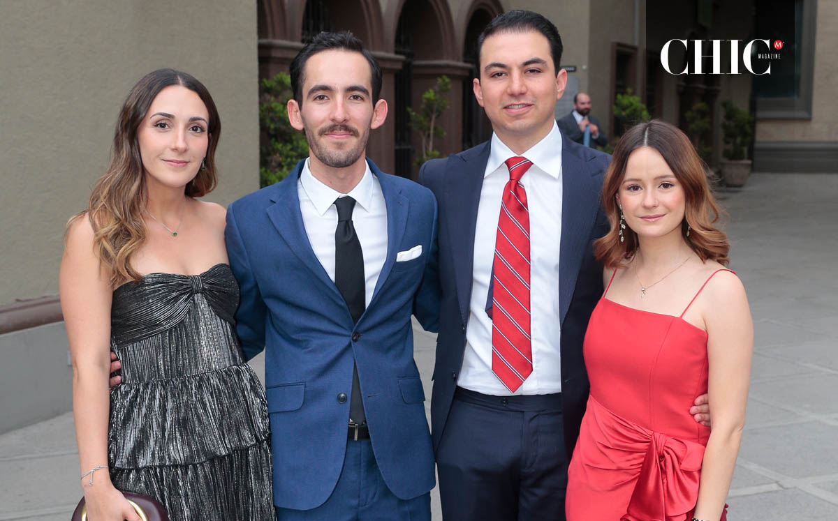 Paola Padilla, Sebastián Sánchez, Enrique Covarrubias y Alice Elizondo