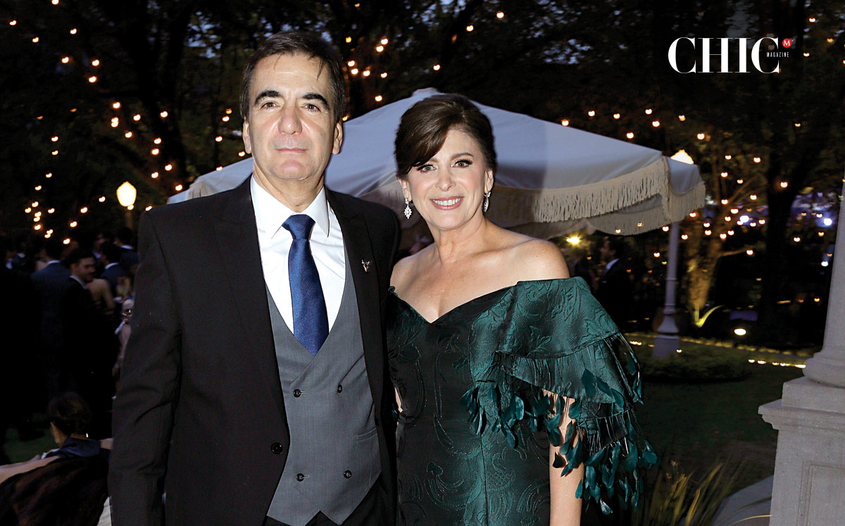 Papás de la novia. Juan Antonio Williams y Magdalena Martínez