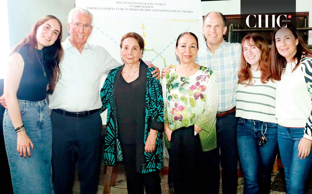 ADRIANA ARMSTRONG, PEPE RÁBAGO, OFELIA DE RÁBAGO, ROSA PADILLA, FREDDY ARMSTRONG, REBECA ARMSTRONG Y ADRIANA RÁBAGO nos regalaron su mejor sonrisa