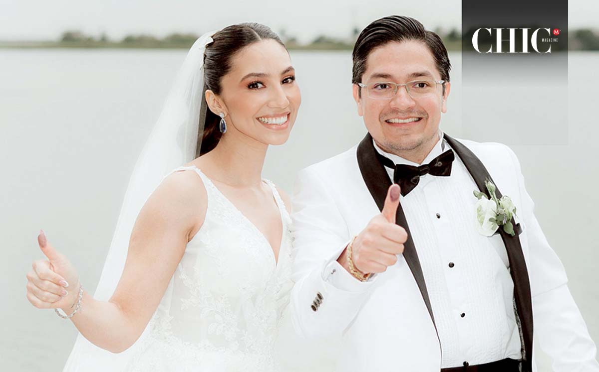 ARANTZA MEDINA Y RUBÉN VALENCIA unieron sus vidas después de siete años de novios