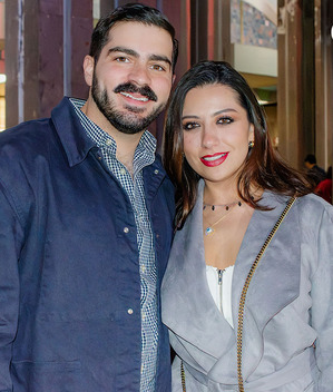 Carlos Domínguez y Paulina Luna