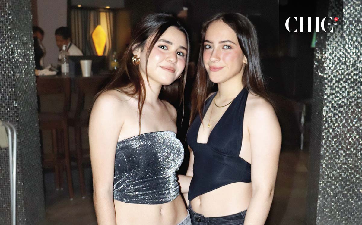MILENA DEL ÁNGEL Y ALEXANDRA HERNÁNDEZ llegaron puntuales al Club Campestre Tampico