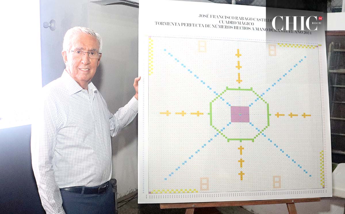 PEPE RÁBAGO realizó su cuadro Tormenta Perfecta en el 2024 en 7 meses, dedicando una o dos horas diarias
