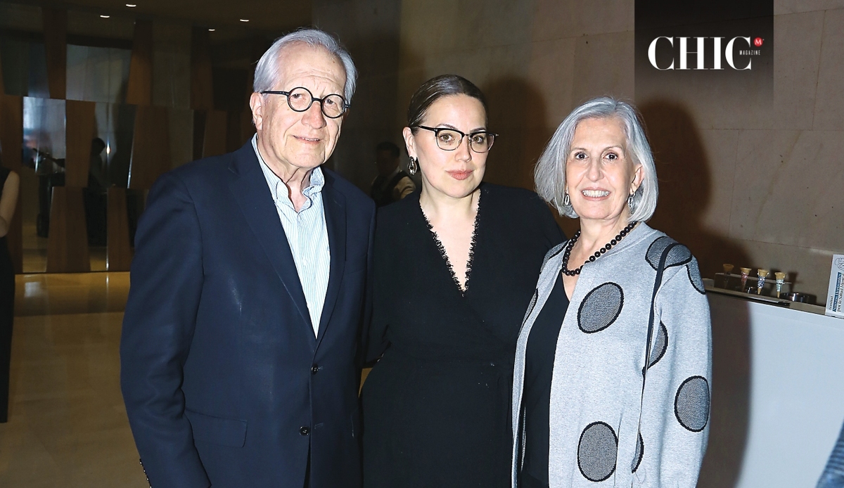 Alfonso González, Greta Villarreal y María Teresa Elizondo