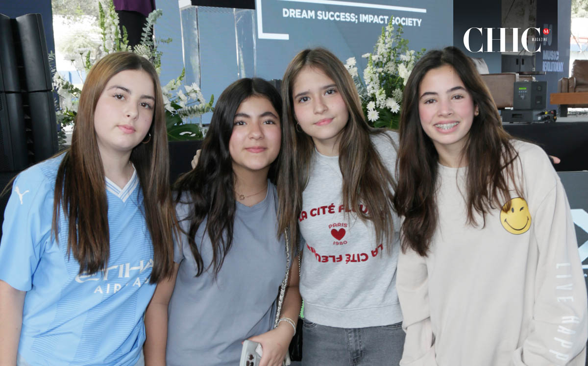 Ana Lucía Treviño, Regina Contreras, Mariajosé Ramírez y Rebeca Elizondo