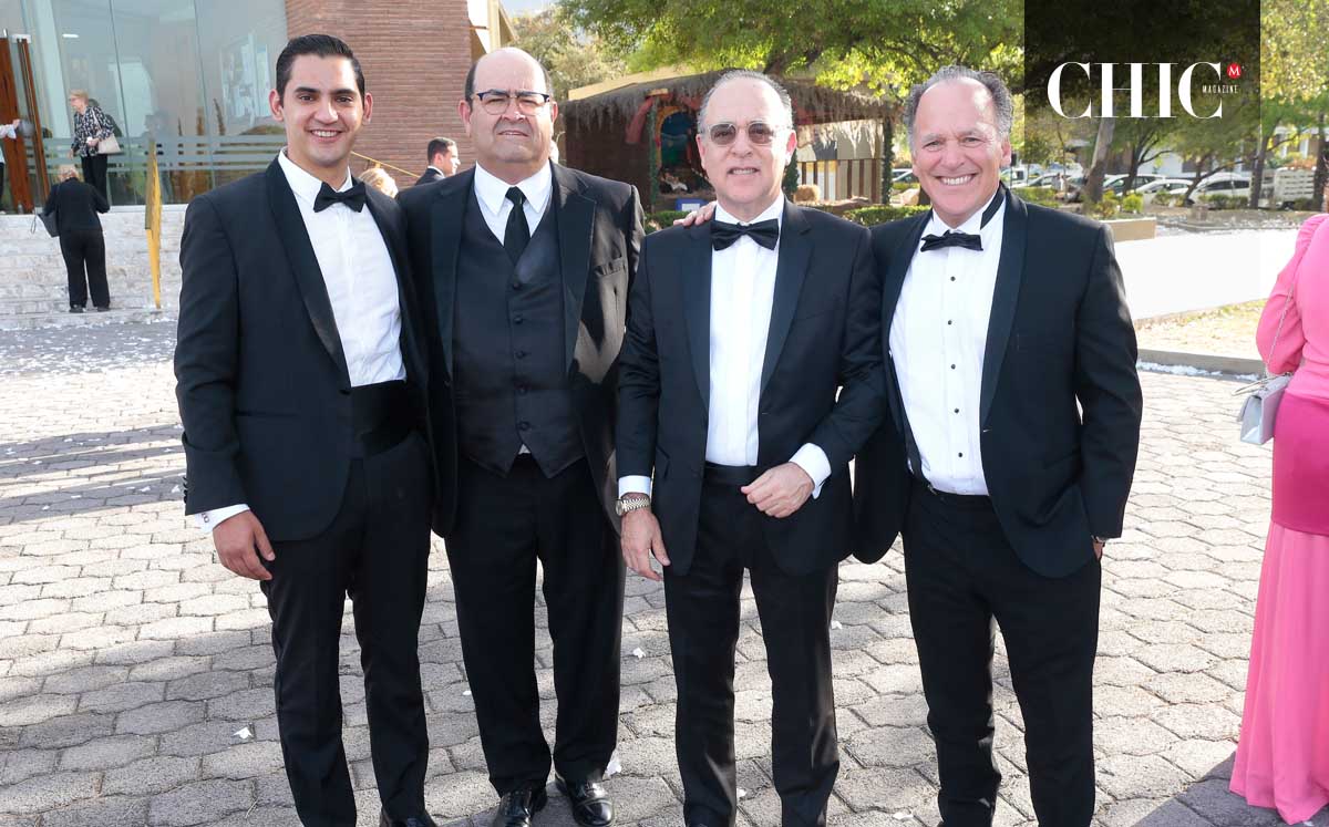 Claudio Quiroga, Genaro Dávila, Jorge García y Adrián Elizondo
