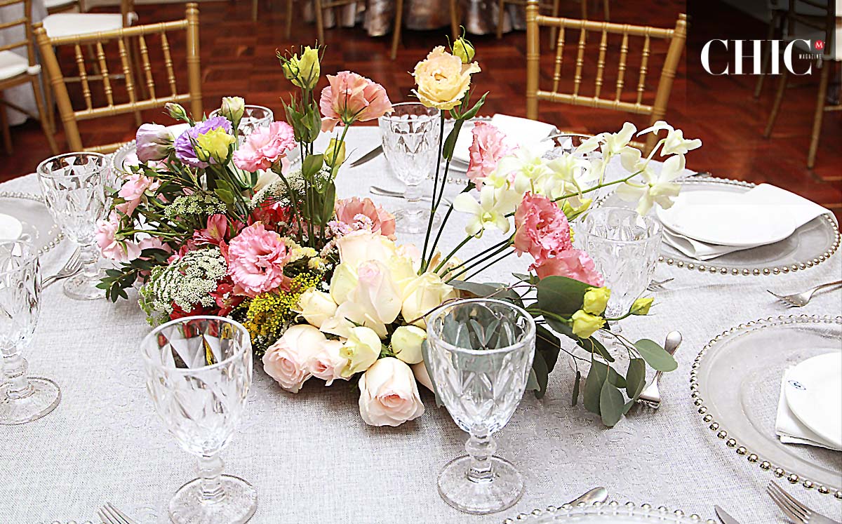 Detalles de la decoración floral a cargo de Natural Flor