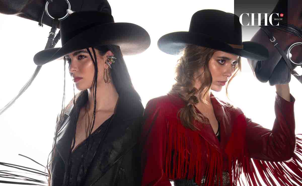 Lucía Lozano y Mariana Matutes reflejan todo el estilo western / Foto: Abo Palomo