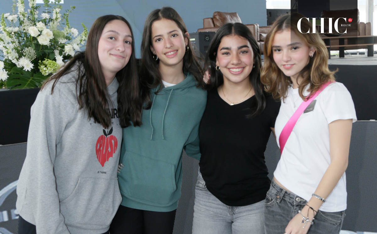 Miranda Kalife, Paloma Lozano, Natalia Letayff y Ana Karen Faz