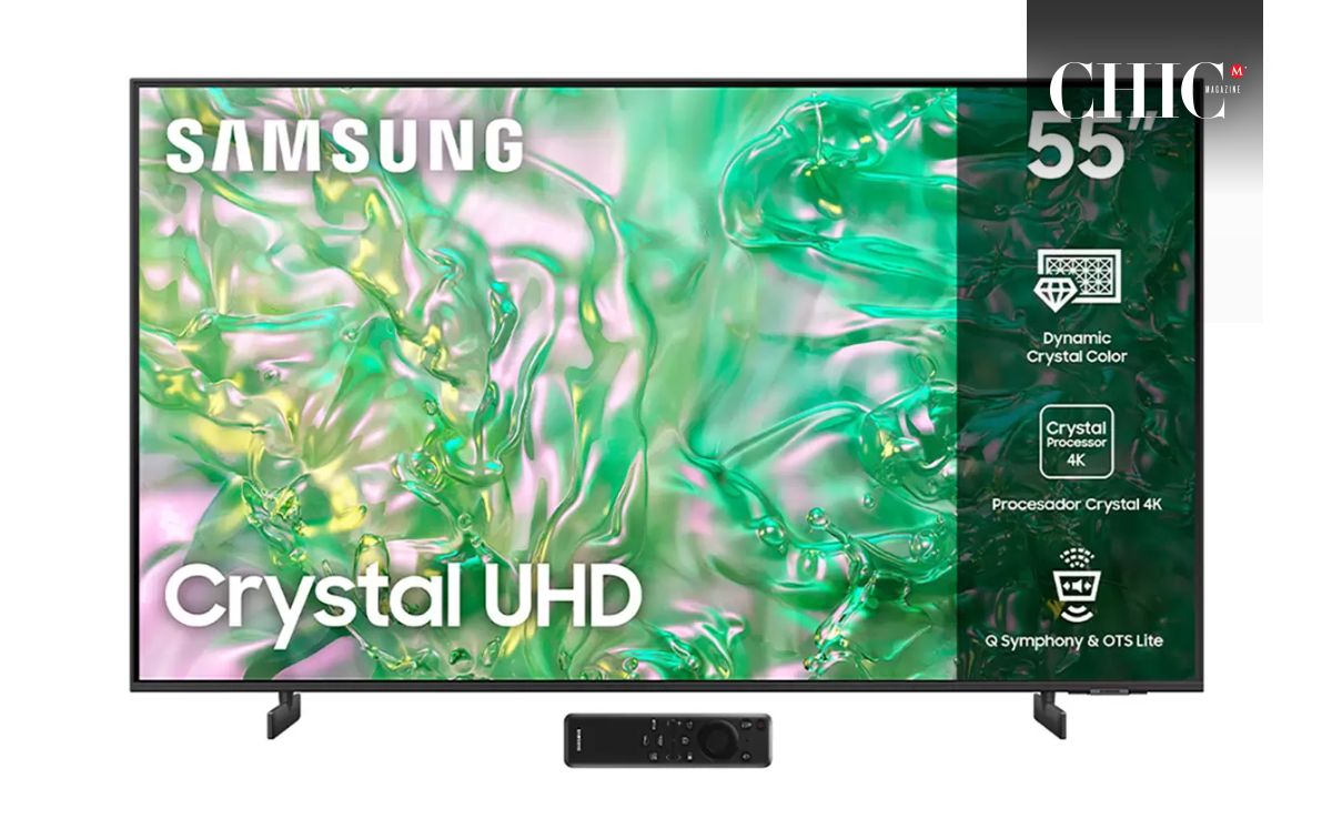 Así se ve la Samsung de 55 pulgadas Crystal UHD Smart TV (Foto: Costco)
