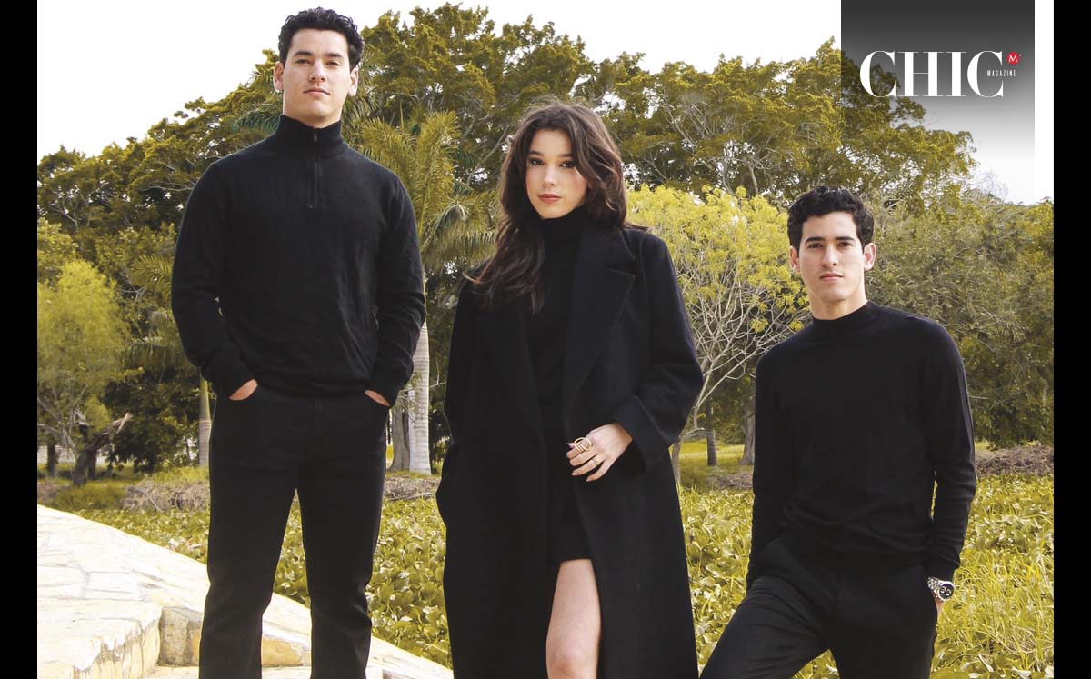 Lorenza, Hugo y Rafa Andrade