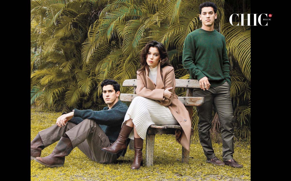 Lorenza, Hugo y Rafa Andrade