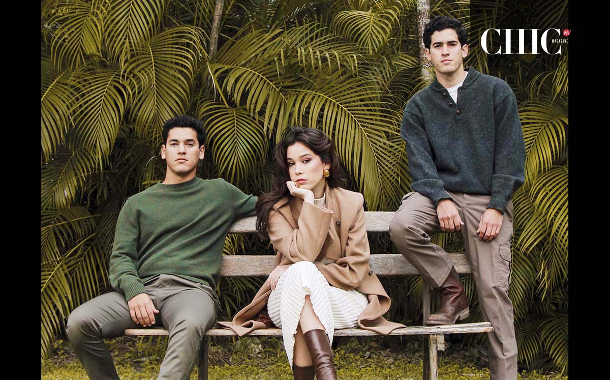 Lorenza, Hugo y Rafa Andrade