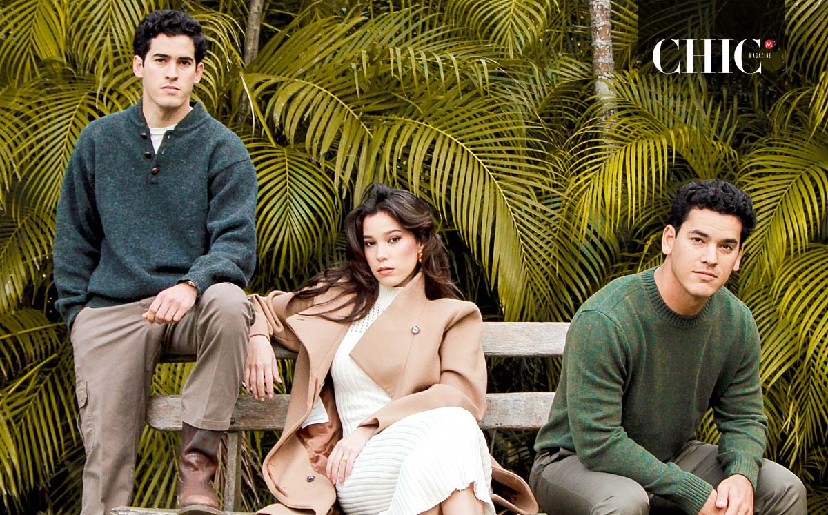 Lorenza, Hugo y Rafa Andrade